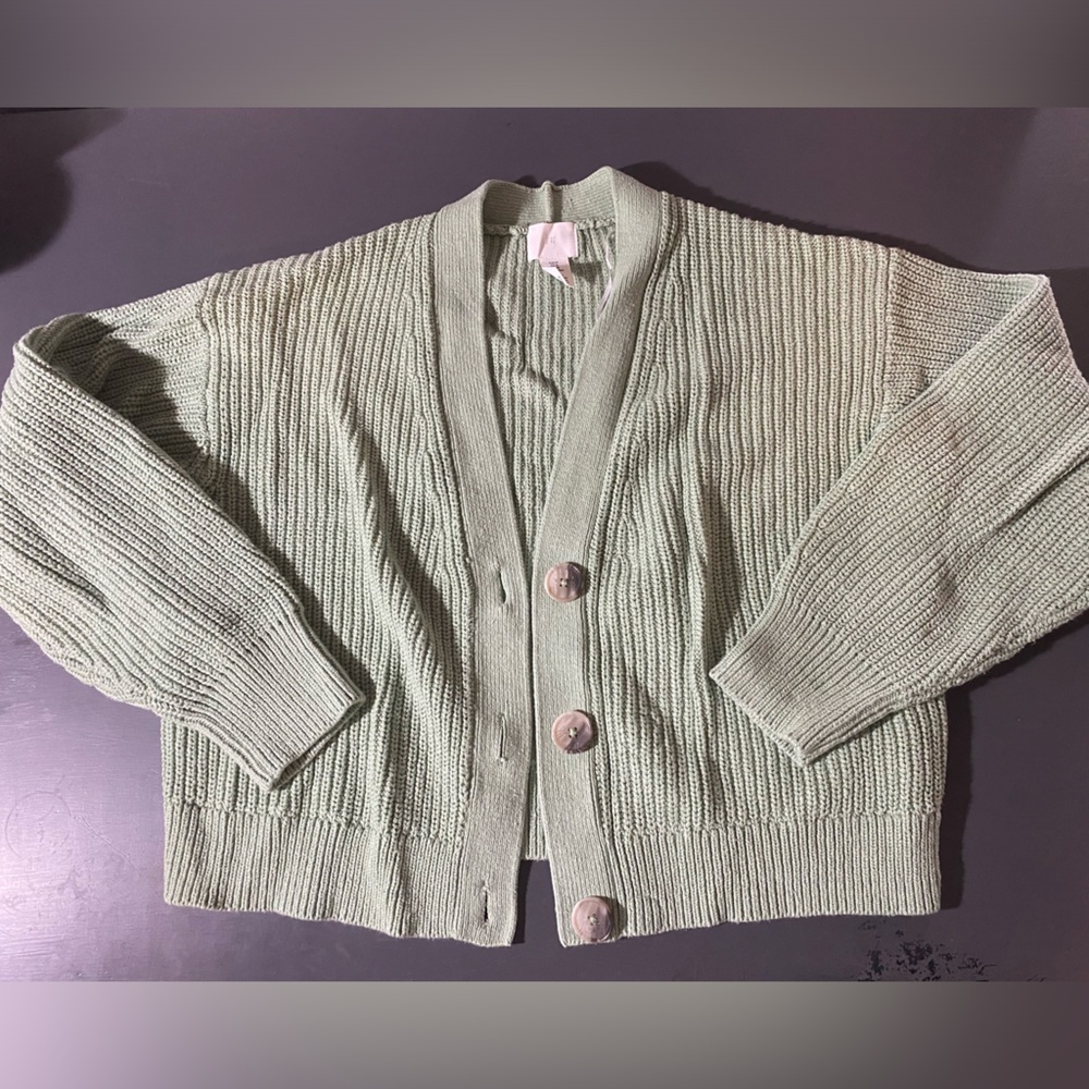 Mint Green Knit Sweater